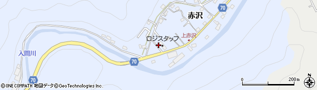 埼玉県飯能市赤沢630周辺の地図