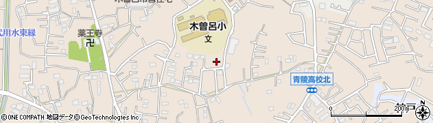 木曽呂公園周辺の地図