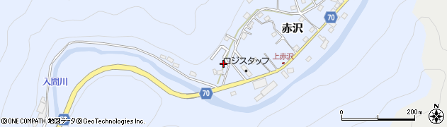 埼玉県飯能市赤沢659周辺の地図