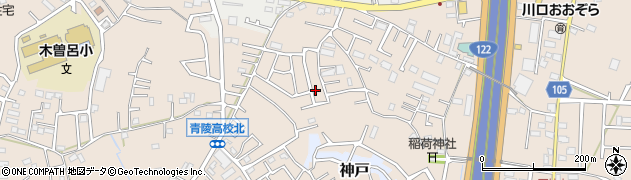 埼玉県川口市石神284周辺の地図