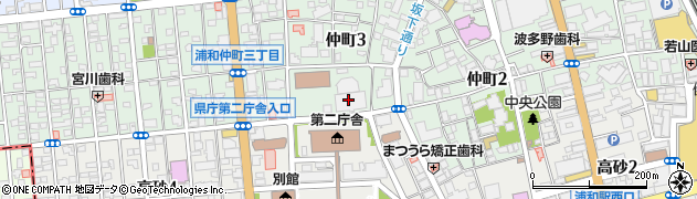 埼玉県県民健康センター周辺の地図