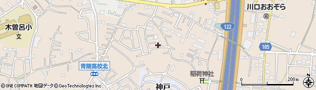 埼玉県川口市石神326周辺の地図