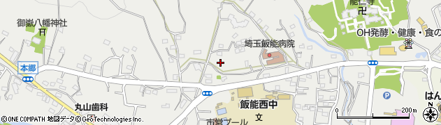 埼玉県飯能市飯能1193-2周辺の地図