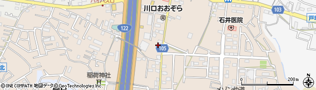 埼玉県川口市石神709周辺の地図