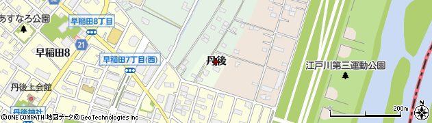 埼玉県三郷市丹後周辺の地図