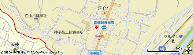 神子柴公民館周辺の地図