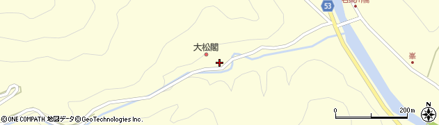 大松閣別館山の茶屋周辺の地図