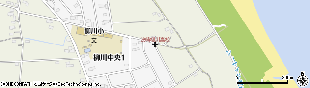 波崎柳川高校周辺の地図