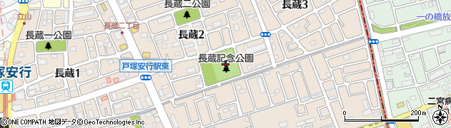 長蔵新田第3公園周辺の地図