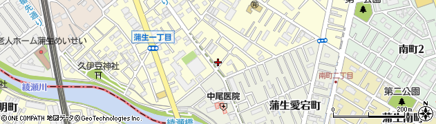 蒲生郵便局周辺の地図
