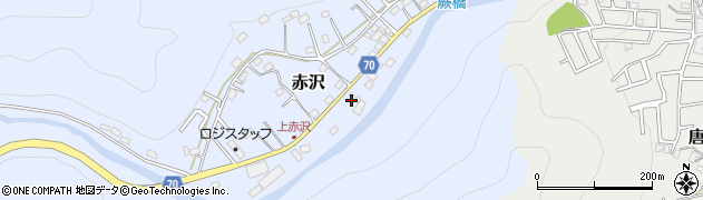 埼玉県飯能市赤沢546周辺の地図