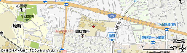 聖望学園高等学校周辺の地図
