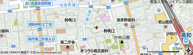 浦和やよい会周辺の地図