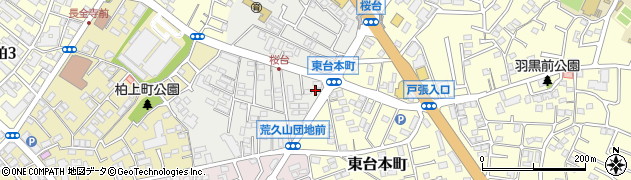 京葉ガスサービスショップ柏桜台店周辺の地図