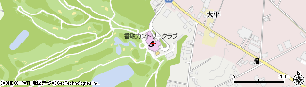 香取カントリークラブ周辺の地図
