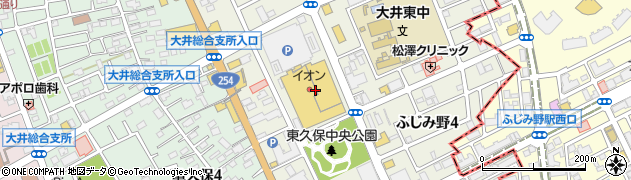 ハッピークリーニング大井サティ店周辺の地図