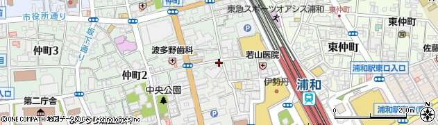 東建コーポレーション株式会社　ホームメイト浦和店周辺の地図