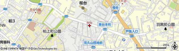 桜台周辺の地図