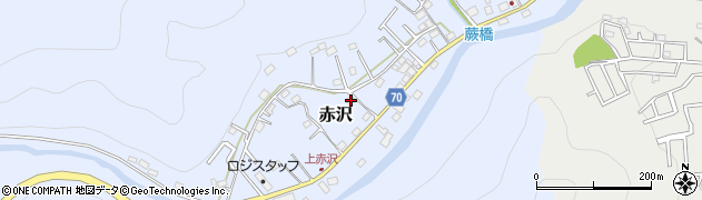 埼玉県飯能市赤沢560周辺の地図