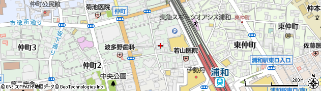 住友生命保険相互会社　埼玉中央支社北浦和支部周辺の地図