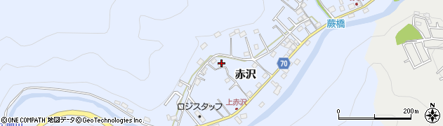 埼玉県飯能市赤沢607周辺の地図