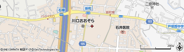 埼玉県川口市石神1011周辺の地図