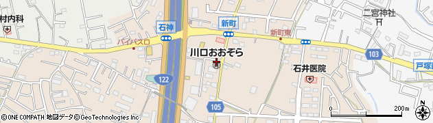 埼玉県川口市石神720周辺の地図