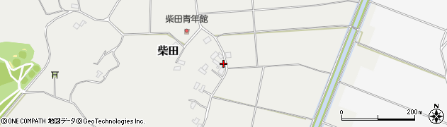 千葉県成田市柴田128周辺の地図