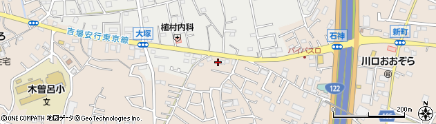 埼玉県川口市石神321周辺の地図