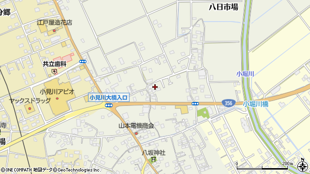〒289-0311 千葉県香取市八日市場の地図