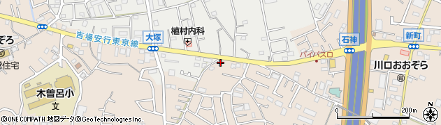 埼玉県川口市石神318周辺の地図