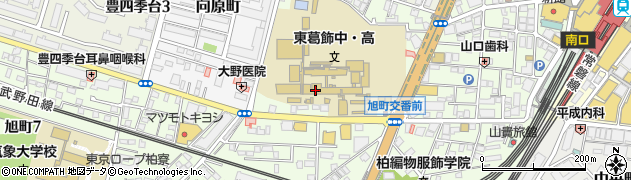 千葉県立東葛飾高等学校（千葉県立東葛飾中学校・高等学校）周辺の地図