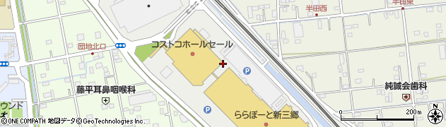 埼玉県三郷市新三郷ららシティ3丁目周辺の地図