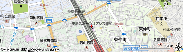 東急スポーツオアシス浦和周辺の地図