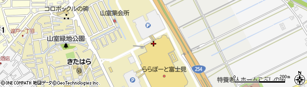 がってん寿司承知の助 ららぽーと富士見店周辺の地図