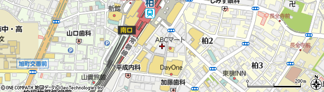 ＴＳＵＴＡＹＡ柏駅前店周辺の地図