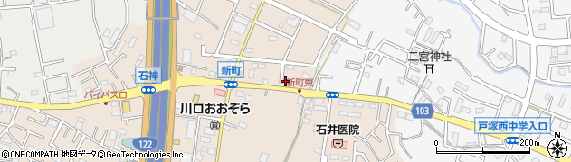 埼玉県川口市石神964周辺の地図