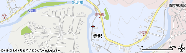 埼玉県飯能市赤沢128周辺の地図
