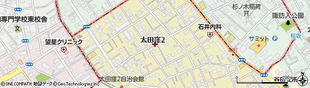 埼玉県さいたま市南区太田窪2丁目周辺の地図