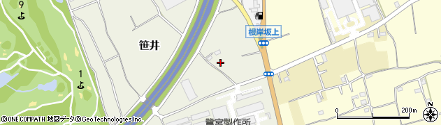 埼玉県狭山市笹井632周辺の地図
