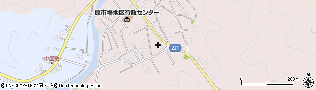 埼玉県飯能市原市場1000周辺の地図