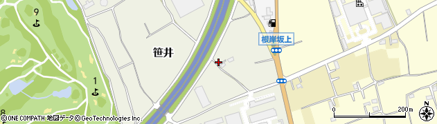 埼玉県狭山市笹井635周辺の地図