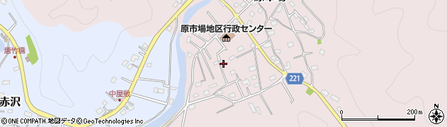 埼玉県飯能市原市場1051周辺の地図