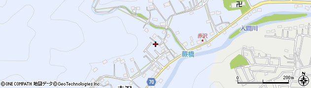 埼玉県飯能市赤沢526周辺の地図