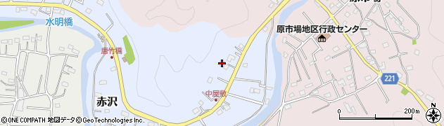 埼玉県飯能市赤沢24周辺の地図