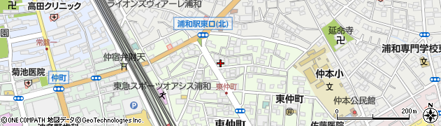 岡埜荘周辺の地図