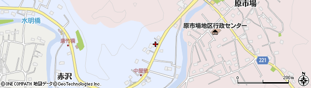 埼玉県飯能市赤沢23周辺の地図