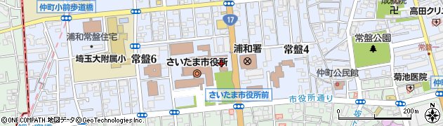 さいたま市消防局周辺の地図