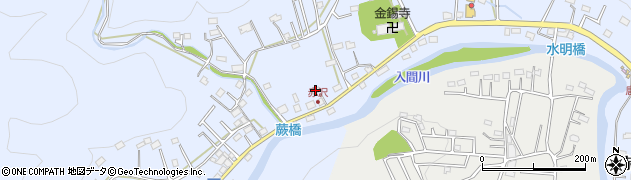 埼玉県飯能市赤沢351周辺の地図