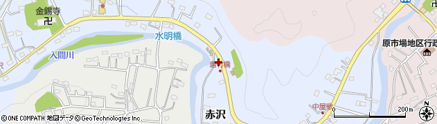 埼玉県飯能市赤沢144周辺の地図